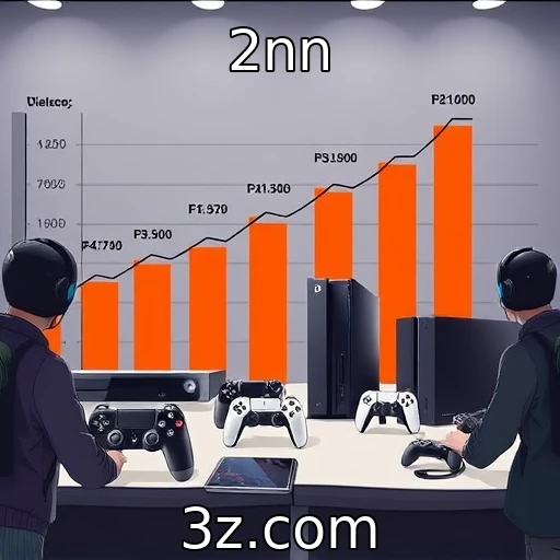 Crescimento das vendas de consoles na indústria de jogos